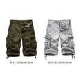 thumbnail image 2 of pitrice Cargo Shorts Pantalons Décontractés Homme Tenue Résistance à l'Usure Chic Design Épaissir Extérieur Intérieur Longue Durée Commodité Travail Costume Vert 32, 2 of 7