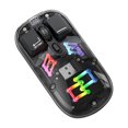 thumbnail image 1 of Mouse Mouse Wireless Transparent Wireless Mouse 2.4G/Bluetooth 5.0 2 Mode Connection Type-C Rechargeable Mouse Standard Magnetic Rgb Lighting Usb Mouse Wireless, 1 of 7