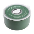 thumbnail image 1 of 1Pc Ceramic Lunch Box with Lid for Meal Storage 13x13cm Green Microwavable Refrigeratable, 1 of 9