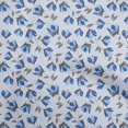 thumbnail image 1 of oneOone Rayon Medium Blue Fabric Floral Sewing Material Print Fabric By The Yard 56 Inch Wide, 1 of 4
