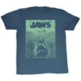 thumbnail image 1 of Jaws Vert Jaws Bleu Marine Chiné T-Shirt pour Adulte 5TG, 1 of 2