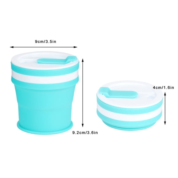Silicone Folding Cup Collapsible Coffee Mug Collapsible Coffee Cup Silicone Cup 350ml Silicone Folding Cup Portable Collapsible Coffee Cup Mug For Travel Outdoor