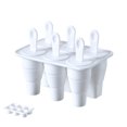 thumbnail image 1 of Ice Cream Molds Popsicle Silicone Collapsible Popsicles Molds - Silicone Ice Pop-Molds, Easy Release Ice Cream Mold, Reusable Popsicle Stick with for Homemade Popsicles & Ice Cream, 1 of 7