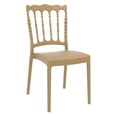 thumbnail image 1 of Compamia Chaise de Salle à Manger de Patio Napoleon en Or, 1 of 8