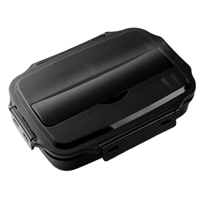 Amdohai Portable Lunch Box 304 Stainless Steel Leakproof Microwave Heating Divided Food Containers with Spoon & Chopsticks