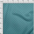 thumbnail image 3 of oneOone Rayon Turquoise Blue Fabric Geometrical Sewing Craft Projects Fabric Prints By Yard 56 Inch Wide, 3 of 4