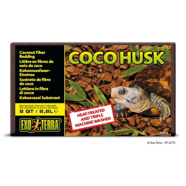 Exo Terra Natural Coconut Husk Terrarium Substrate Bricks, Brown, 8 Qt (8.8 L)