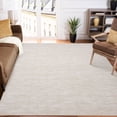 thumbnail image 1 of YUSAZENS 8 x 10 Modern Solid Area Rug Machine Washable, Non-Slip Low-Pile Door Mat for Entryway, Laundry, Soft Floor Mat for Home, Office, Living Room Light Beige, 1 of 5
