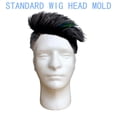 thumbnail image 4 of Hair Mannequin Head Mannequin Head Male Hair Mannequin Head White Model Hat Glasses Hat Wig Show Display Manikin Head For Home,White Polyester Hair Care Net, 4 of 7