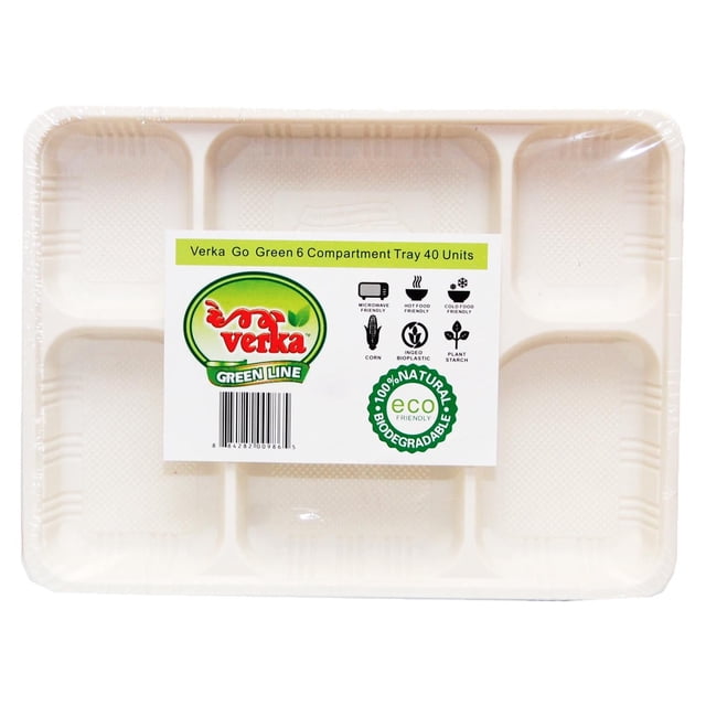 Plateau Verka Green Line à 6 compartiments, 40 unités