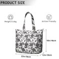thumbnail image 2 of Cute Seahorse Travel Tote Bag, Tropical Nautical Underwater Life Cartoon Print Weekender Duffel, Coastal Shells and Waves Pattern Lightweight Multipurpose Carry-on, 2 of 5