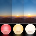 thumbnail image 2 of Lumière de Réveil avec Simulation Naturelle de Lever et de Coucher de Soleil (Blanc), 2 of 6