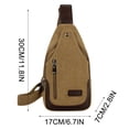 thumbnail image 2 of Organisateurs de Chambre et Rangement Sacs Banane - Sac-Ceinture pour Hommes - Sacs Banane Bandoulière - Sac Banane Noir avec Courroie Ajustable, Sac Banane Bandoulière Mode pour Course Entraînement Petit Sac à Dos, 2 of 3