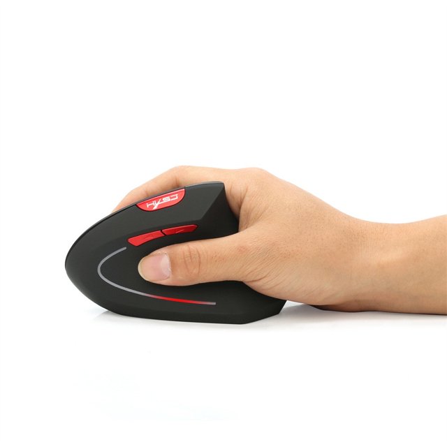 Souris Sans Fil 2.4GHz Ergonomique Verticale USB 2400DPI Design Jeu