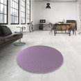 thumbnail image 4 of Ahgly Company Tapis d'Intérieur Lavable en Machine Carré Transitionnel Lilas Français Violet, 4 Pieds Carré, 4 of 7