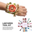 thumbnail image 4 of 1 Ensemble Kit de Fabrication de Bracelet Métiers à Tisser Fil à Broder Perles, 4 of 5