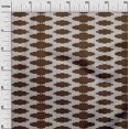 thumbnail image 2 of oneOone Georgette Viscose Fabric Plus Sign Kasuri Printed Craft Fabric BTY 42 Inch Wide, 2 of 4