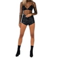 thumbnail image 2 of Women Mesh Top Sexy Sheer T Shirt Transparent Tops, 2 of 5