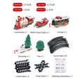 thumbnail image 3 of LSLJS Lights and Sounds Christmas Train Set Railway Tracks Toys Xmas Train Gift, 3 of 9