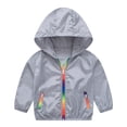 thumbnail image 2 of Sunnyoo Kids Lightweight Sun Protection Jacket Summer Hooded Breathable Sun Shirt Coat, 2 of 8