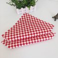 thumbnail image 3 of MasteelfCA 100PCS Red and White Grid Pizza Oil Paper Sheet Fried Food Paper Liners Wrapping Paper for Baking Pastry, 3 of 8