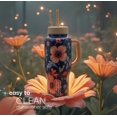 thumbnail image 2 of Coldest 40 oz Tumbler with Handle and Straw, 100% Spill Proof Tumbler with Straw (3 Lids), Stainless Steel Insulated Leakproof Tumblers for Women Men, Cup Holder Fri, 2 of 9