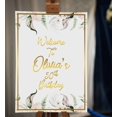 thumbnail image 2 of Darling Souvenir MADE WITH LOVE PersonalizedWelcomeBirthdaySignTropical Leaves,Large Decorative Poster For Birthday Party, Celebrations- 18x12, 2 of 5