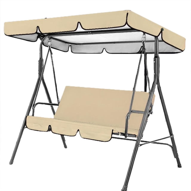 MesaSe Ruffles Top Rain Cover Waterproof Hammock Sun Shade Outdoor Swing Top Cover