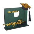 thumbnail image 2 of 2025 Graduation Season Wooden Tabletop Holiday Decorative Ornament Graduation Season Gift, 2 of 8