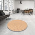 thumbnail image 4 of Ahgly Company Machine Washable Indoor Round Transitional Orange Area Rugs, 6' Round, 4 of 7