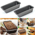 thumbnail image 4 of 4Pcs Bread Pans for Baking Carbon Steel Loaf Pan Tray Toast Mold Cake Loaf Pastry Baking Pan Bakeware, 4 of 8