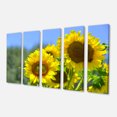 thumbnail image 2 of Beautiful Sunflowers View - Floral Canvas Art Print, 2 of 3