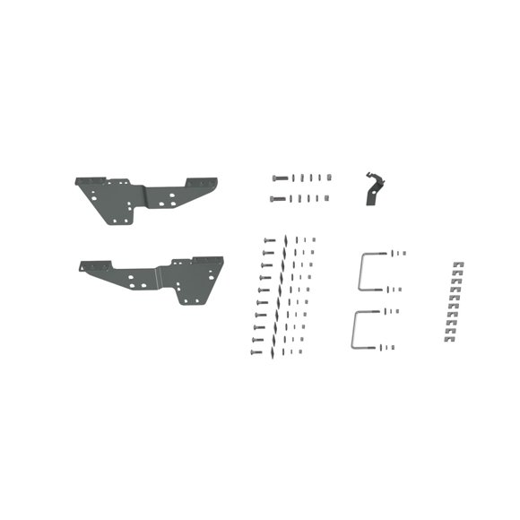 B&W Trailer Hitches Custom Fifth Wheel Mounting Brackets (RVK2500) with Rails