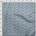 thumbnail image 4 of oneOone Silk Tabby Light Blue Fabric Geometric Sewing Craft Projects Fabric Prints By Yard 42 Inch Wide, 4 of 4