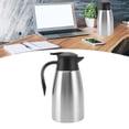 thumbnail image 4 of Large Capacity Press Type Stainless Steel Thermal Coffee Carafe for Home Student, 4 of 7