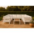 thumbnail image 2 of Meridian Furniture Nizuc Sectionnel Modulaire de Patio Extérieur Blanc, 2 of 9