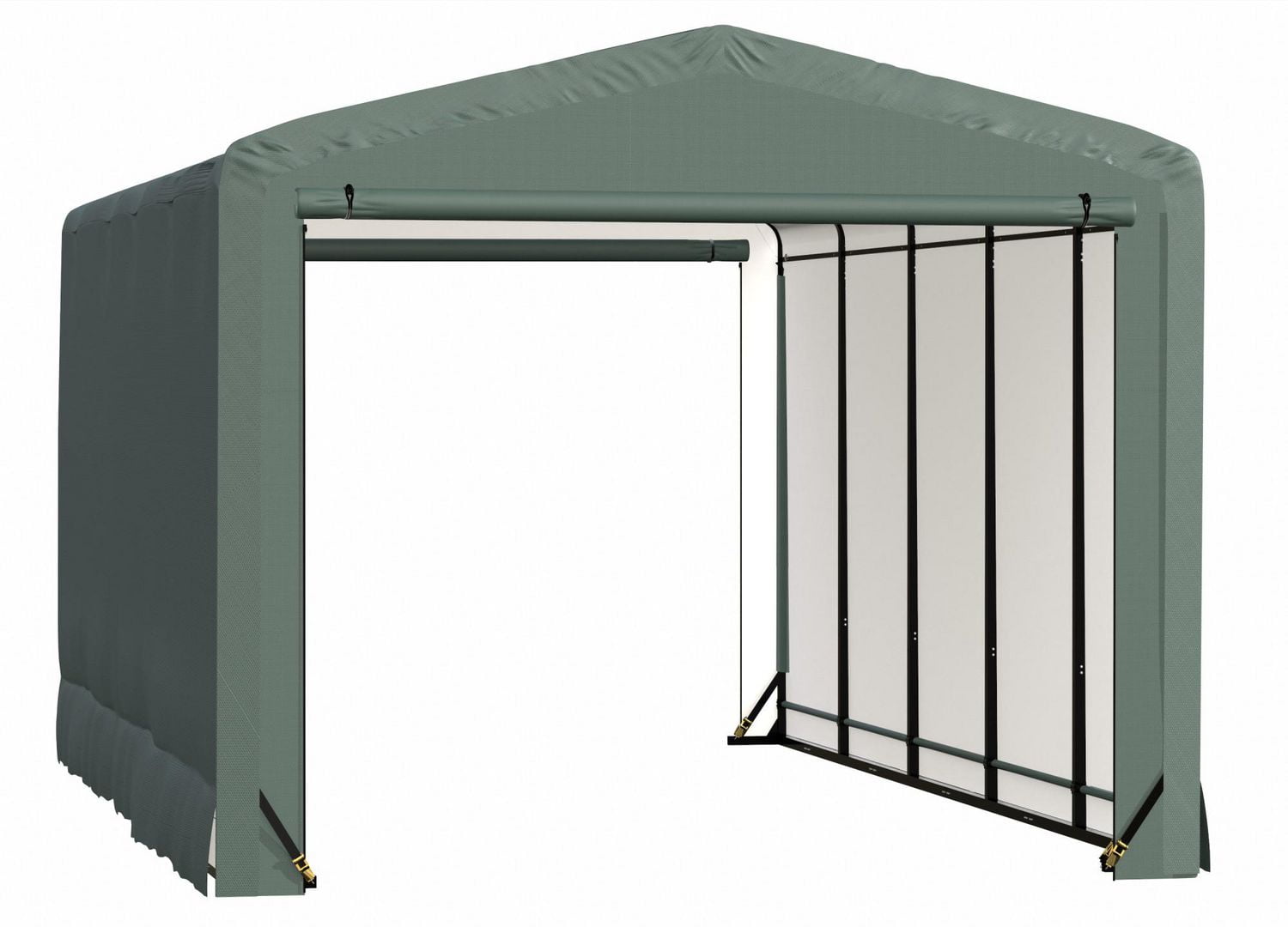 Garage ShelterTube classé vent/neige 12x23x10 Vrt