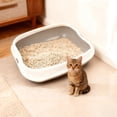thumbnail image 4 of TIELUTT Litière pour Chat Semi-Fermée Adaptée à la Neutralisation des Odeurs, Matériaux Respirants et Facile à Observer, 4 of 4