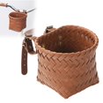 thumbnail image 1 of Kids Basket Handwoven Rattan Cycle Basket for Kids Handlebar Front Storage Baskets Cycling Pocket for Outdoor Daily Commute 15X12X12Cm,A Bicycle Basket, 1 of 9