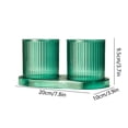 thumbnail image 3 of ZZkhGO Mouthwash Cup Set, Household Rinse Cup, Portable Toothpaste Holder with Base for Bathroom Travel Use, 3 of 6