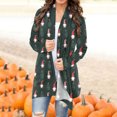 thumbnail image 2 of CEHVOM Woman Fashion Pocket Solid Color Long Sleeves Knit Cardigan Loose Tops Blouse Sweater Clearance, 2 of 6