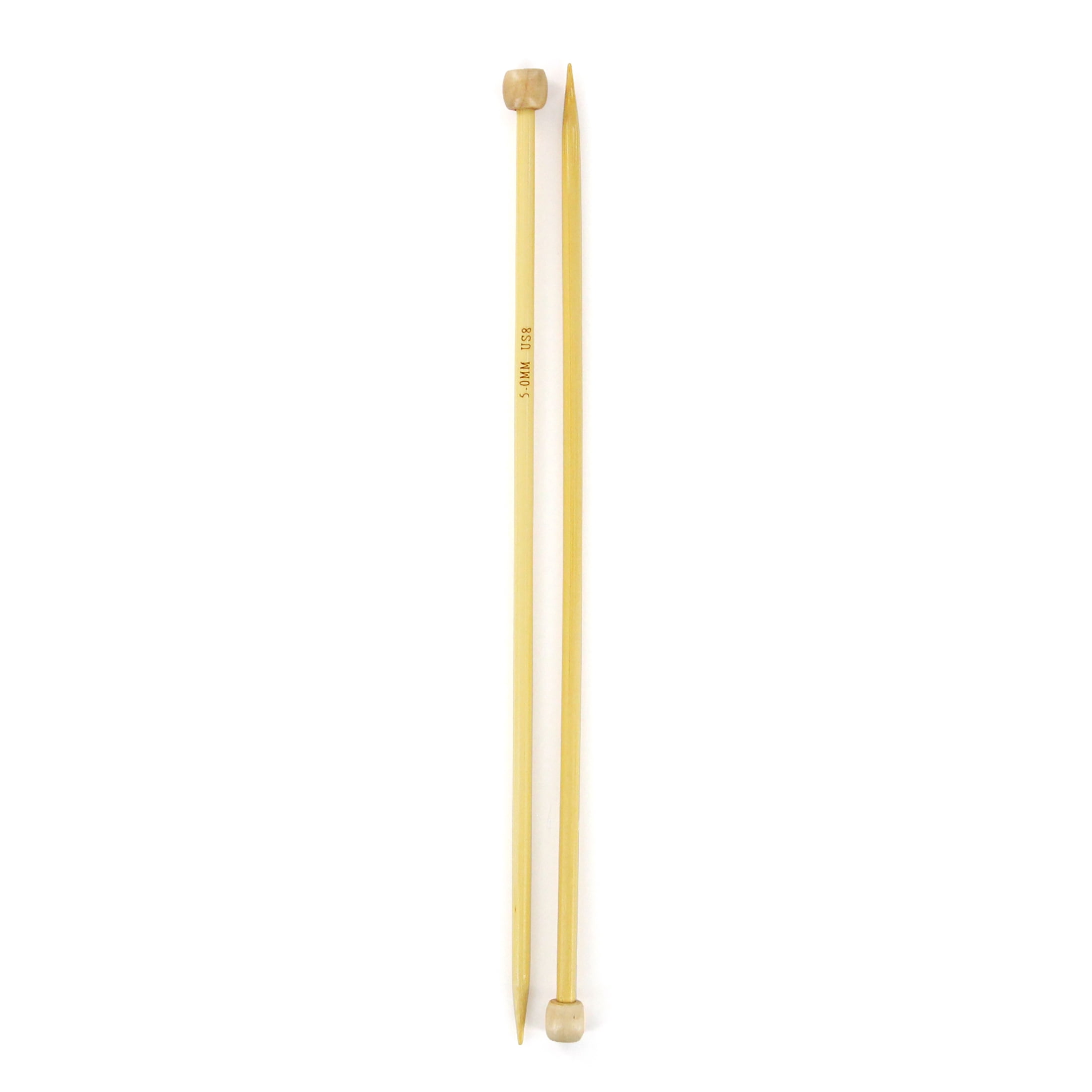LOVE Knitting Bamboo Single-Point Needles, 25 cm (9.8 in.), 4.5 mm (0.18 in.)