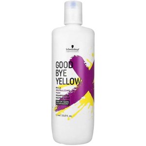 Schwarzkopf Goodbye Yellow Shampoo 1000ml Pack Of 2