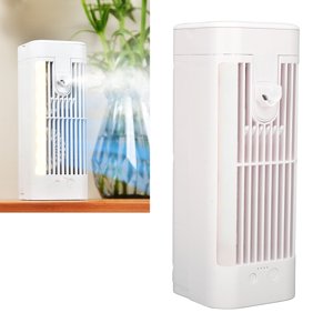 Bureau Air Refroidisseur, Spray efficace multifonction portable Air Conditionneur avec lumière de nuit pour la maison pour la chambre