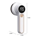 thumbnail image 3 of Dvkptbk Fabric Shaver and Lint Remover Rechargeable Model Sweater Defuzzer with 3 -Speeds LED Display Screen Clothes Fuzz Lint Removers Home Appliances, 3 of 9