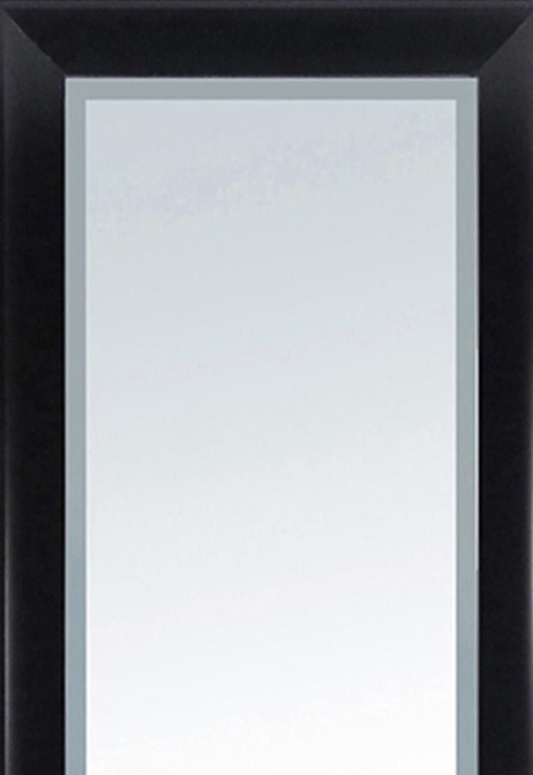 Miroir de porte à suspendre de Hometrends, Noir, Décoration intérieure, 15,5 x 51,3 x 0,7po
