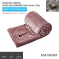 thumbnail image 1 of Cagogo under $5 USB Electric Blanket, USB Flannel Heating Blanket, Low Voltage Electric Mattress, Three-Temperature Control, Safe Warm Throw, Portable Bed Warmer, 1 of 2