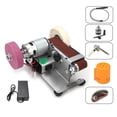 thumbnail image 2 of Mini Electric Belt Sander DIY Polishing Grinding Machine Multifunctional Grinder Belt Sander Cutter Edges Sharpene ,Wide Use, 2 of 6