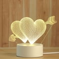 thumbnail image 1 of XYAIYT LED Night Light Animals USB Bulbing Lamp Gift for Kids Bedroom Decoration Christmas Wedding Visual Lighting Home Decor Metal Intricate Design, 1 of 1