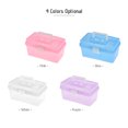 thumbnail image 3 of Storage Case,Box Watercolor Oil Portable Art Box Watercolor Container Siuke Clear Craft Container Siuke Clear Art Box Watercolor Oil Supplies Leeofty Qisuo Purple, 3 of 7
